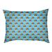 Tucker Murphy Pet™ Campion Argyle Outdoor Dog Pillow Polyester in Blue/Yellow/Indigo | 17 H x 52 W x 17 D in | Wayfair