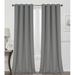 Breakwater Bay Edmondson Solid Color Max Blackout Thermal Grommet Curtain Panels Polyester in Gray | 63 H in | Wayfair