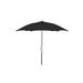 Arlmont & Co. Haley Patio 7.5' Market Umbrella Metal in Black | 90 H in | Wayfair ACD295DD15A04AA8B6CB1D55494682B7