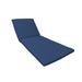 George Oliver Indoor/Outdoor Chaise Cushion Cover Acrylic, Terracotta in Brown | 2 H x 30 W in | Wayfair 100CK-CHAISE-NAVY