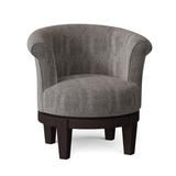 Barrel Chair - Red Barrel Studio® Hanover 32" Wide Swivel Barrel Chair Linen/Polyester/Cotton/Other Performance Fabrics | Wayfair