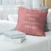East Urban Home Stay Hungry Quote Linen Pillow Cover Linen in Red/White | 18 H x 18 W x 0.5 D in | Wayfair B4B94676AAC14A44A69B7FD9FBCF63CD