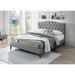 Red Barrel Studio® Lakeville Tufted Low Profile Platform Bed Upholstered/Polyester in Gray | 46 H x 80.25 W x 85 D in | Wayfair