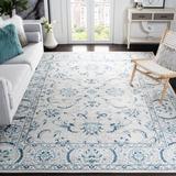 Blue/Gray 48 x 0.31 in Indoor Area Rug - Bungalow Rose Llana Oriental Light Gray/Blue Area Rug | 48 W x 0.31 D in | Wayfair