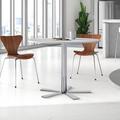 Latitude Run® Ithzel Round Marble Breakroom Table Metal/Marble in Gray | 29.5 H x 28 W x 28 D in | Wayfair 1AFE5F7ECF834BD1B8E7450BE88B5796