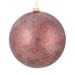 The Holiday Aisle® Glitter Clear Ball Plastic in Red | 4.75 H x 4.75 W x 4.75 D in | Wayfair 94499CA7B94545E2A4A07C91DCE7D7C7