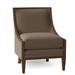 Accent Chair - Fairfield Chair Foley 27" Wide Parsons Chair, Wood in White/Brown | 37 H x 27 W x 31.5 D in | Wayfair 6023-01_3152 72_Walnut