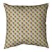 Latitude Run® Avicia Retro Diamonds Indoor/Outdoor Throw Pillow Polyester/Polyfill blend in Orange/Green/Blue | 20 H x 20 W x 3 D in | Wayfair