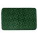 Latitude Run® Avicia Katelyn Elizabeth Lattice Rectangle Non-Slip Bath Rug Memory Foam in Green/Black | 17" W x 24" L | Wayfair