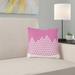 Latitude Run® Avicia Throw Pillow Polyester/Polyfill blend in Pink | 14 H x 14 W x 3 D in | Wayfair BBA28368A1B847F9AAC47C4528A86D29