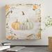 The Holiday Aisle® Autumn Offering I Light - Graphic Art Print on Canvas Canvas, Cotton in Green/Orange | 14 H x 14 W x 2 D in | Wayfair