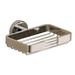 Symple Stuff Gaeta Wall Mounted Shower Basket Brass/Metal in Gray | 1.5 H x 4.5 W x 4 D in | Wayfair 0B23BAF9F9F94FA2BF22AF3A151FF239