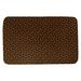 Latitude Run® Avicia Katelyn Elizabeth Lattice Rectangle Non-Slip Bath Rug Memory Foam in Black/Brown | 21" W x 34" L | Wayfair