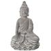 World Menagerie Gill Cement Meditating Buddha Figurine Stone in Gray | 12 H x 7.5 W x 6 D in | Wayfair A88AC214F7C040EBA0FFFAD657118B68