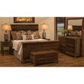 Union Rustic Derik Solid Wood Standard Bed Wood in Brown | 60 H x 76 W x 95 D in | Wayfair 81731F3BC67D479EA0737D9273CC2493