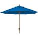 Arlmont & Co. Maria 9' Market Sunbrella Umbrella Metal in Blue/Navy | 96 H in | Wayfair 37FE8488341949969C7606A6BB18400C