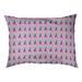 Tucker Murphy Pet™ Chen Shifted Arrows Pattern Indoor Dog Pillow Metal in Pink/Indigo | 7 H x 40 W x 7 D in | Wayfair