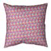 Latitude Run® Avicia Octagons Throw Pillow Polyester/Polyfill in Pink/Green/Indigo | 18 H x 18 W x 3 D in | Wayfair