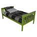 Loon Peak® Zampa Mission Bed in Green | 32 H x 59 W x 79 D in | Wayfair FE81BC1F38FF42079DDA4BD756478AB5