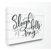 The Holiday Aisle® 'Holiday Planked Look Sleigh Bells Ring Typography' Graphic Art Print Wood/Canvas in Brown | 16 H x 20 W x 1.5 D in | Wayfair