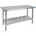Diversified Woodcrafts CULINARY TABLE,48WX30DX35H Metal in Gray | 35 H x 72 W x 30 D in | Wayfair XS-7230