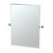 Gatco Latitude II Frameless Beveled Rectangle | Bathroom Vanity Wall Mirror in Gray | 24 H x 19.5 W x 2 D in | Wayfair 4299SM