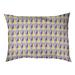 Tucker Murphy Pet™ Chen Shifted Arrows Pattern Indoor Dog Pillow Metal in Yellow/Indigo | 6.5 H x 40 W x 6.5 D in | Wayfair