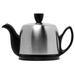 Darby Home Co Alleyne Teapot Stainless Steel/Aluminum/Porcelain China/Ceramic in Black | 4.7 H x 7.3 W x 4.1 D in | Wayfair