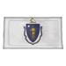 Winston Porter Enrik Massachusetts Flag Sham Polyester | 23 H x 39 W x 1 D in | Wayfair F38AE6000F0B412387BD52C9373E86C8