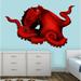 Zoomie Kids Vinyl Mural Octopus Tentacles Stickers Ocean Animal Wall Decal Vinyl/Fabric in Red | 18 H x 27 W in | Wayfair