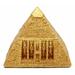 World Menagerie Ancient Egyptian Theme Pyramid of Deities Gods Jewelry Box, Wood in Yellow | 5.75 H x 7 W x 7 D in | Wayfair