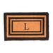 Charlton Home® Stansfield Handmade Monogram Fiber Outdoor Door Mat Coir | Rectangle 2'6" x 4' | Wayfair D90773A38EC649D8A8928EAE0BDD16C1