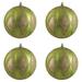 The Holiday Aisle® Matte Glitter Diamond Ball Ornament Plastic in Green | 4.75 H x 4.75 W x 4.75 D in | Wayfair 946144C6BB4A407982E1B4E5CC660C1B