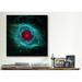 Ebern Designs Lenworth Dying Helix Nebula (Spitzer Space Telescope) Graphic Art on Canvas in Black/Green/Red | 26 H x 26 W x 0.75 D in | Wayfair