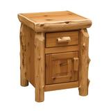 Millwood Pines Imala 1 Drawer Nightstand Wood in Brown | 27 H x 20 W x 20 D in | Wayfair A8E0FBB0FD604DADA8042774BE30B56D