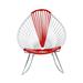 Innit Designs Acapulco Country Flag Rocker in Red/Gray | 31 H x 33 W x 33 D in | Wayfair i03-03-20