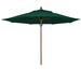 Arlmont & Co. Maria 11' Market Umbrella Metal in Green/Blue/Navy | Wayfair 0461E77D97BA421084278385E44A2CED