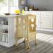 Harriet Bee Eirwen Foldable Kitchen Step Stool w/ Safety Rails, Anti-Slip Mat, Kid Big Helper Stool Manufactured in Brown | Wayfair