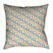 Latitude Run® Avicia Outdoor Throw Pillow Polyester/Polyfill blend in Blue/Yellow | 18 H x 18 W x 9.5 D in | Wayfair