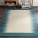 Beige/Light Blue Rectangle 8' x 10' Area Rug - Highland Dunes Grice Handwoven Wool Area Rug 96.0 x 0.35 in blue/green/whiteWool | Wayfair KLM961A-8