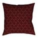 Latitude Run® Avicia Geometric Throw Pillow Polyester/Polyfill blend in Red | 28 H x 28 W x 9.5 D in | Wayfair AE7D53E5340B4262BD838F66F9268EB5