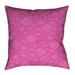 Latitude Run® Avicia Outdoor Throw Pillow Polyester/Polyfill blend in Pink | 18 H x 18 W x 9.5 D in | Wayfair E6B0654750CC448D93E3908DF3189DF8