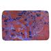 Winston Porter Kandiyohi Almond Blossom Rectangle Non-Slip Floral Bath Rug Memory Foam in Red/Blue | 17" W x 24" L | Wayfair