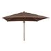 Arlmont & Co. Maria 10' Square Market Umbrella Metal in Brown | Wayfair 0142E6AC48B54DB281119E5E8A79D9D7