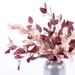 Gracie Oaks Artificial Eucalyptus Stem Silk/Plastic/Fabric in Red/Pink | 25.6 H x 4 W x 1 D in | Wayfair BA01C89F3E004AA6983E5A103A615511