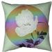 East Urban Home Japanese Flower Painting Euro Pillow Cover Cotton in Green | 26 H x 26 W x 2 D in | Wayfair EAA80733EF6F4F8A86DB80C8687810FA