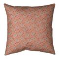 Ebern Designs Kitterman Pizza Square Linen Pillow Linen in Orange | 26 H x 26 W x 2 D in | Wayfair 08D5CA7686984942A590716E902006C5