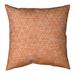 Latitude Run® Avicia Scattered Triangle Indoor/Outdoor Throw Pillow Polyester/Polyfill blend in Orange | 18 H x 18 W x 9.5 D in | Wayfair