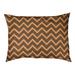 Tucker Murphy Pet™ Chelan Hand Drawn Chevron Pattern Outdoor Dog Pillow Polyester in Green/Blue | 6.5 H in | Wayfair