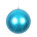 The Holiday Aisle® 6" Matte & Glitter Swirl Ball Ornament Plastic in Green/Blue | 6 H x 6 W x 6 D in | Wayfair 090B4641DBB047D5904F7D68A56E9C15